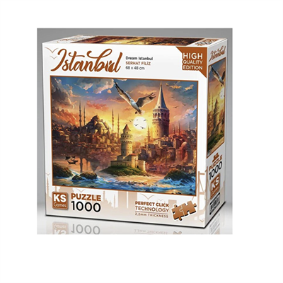 KS Games Dream İstanbul 1000 Parça Manzara Puzzle 