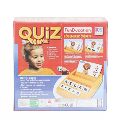 KS Games Quız Game-türkçe Aile Kutu Oyunu