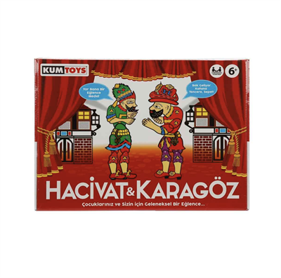 Kumtoys Hacivat Karagöz Sahne Oyunu Seti  Seti