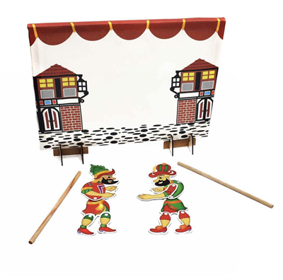 Kumtoys Hacivat Karagöz Sahne Oyunu Seti  Seti