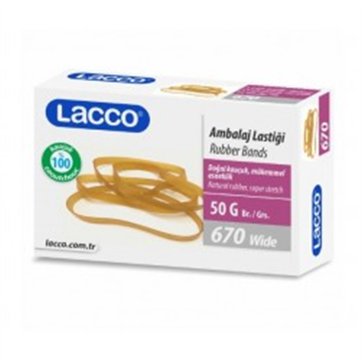 LACCO AMBALAJ LASTİĞİ - GENİŞ - 50 GR. %100 KAUÇUK