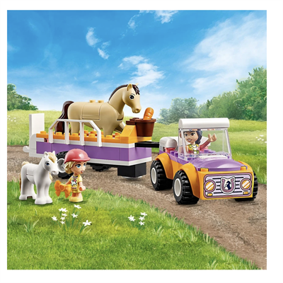 LEGO Friends At ve Midilli Römorku