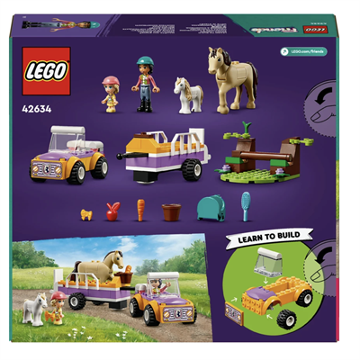 LEGO Friends At ve Midilli Römorku