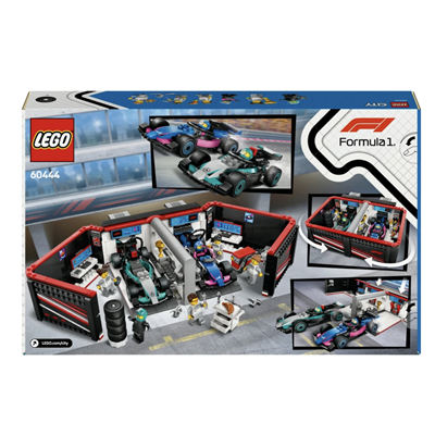 LEGO  City F1 Garajı ve Mercedes-AMG ve Alpine Arabaları