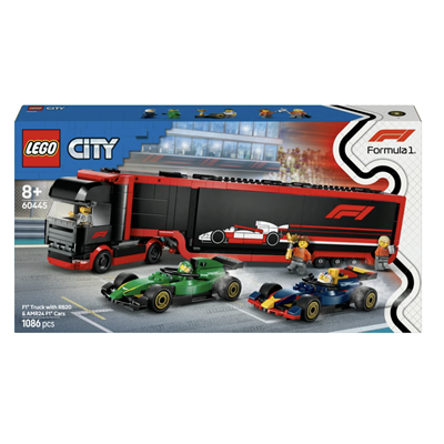 LEGO  City RB20 ve AMR24 F1  Arabalı F1 Kamyonu