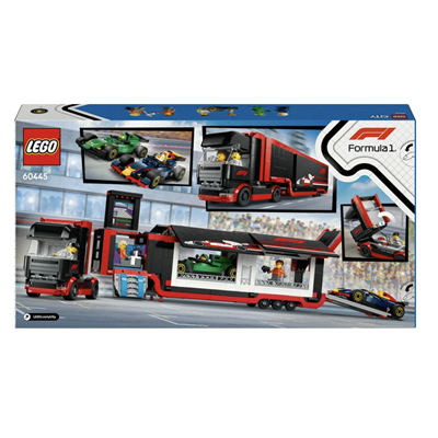 LEGO  City RB20 ve AMR24 F1  Arabalı F1 Kamyonu