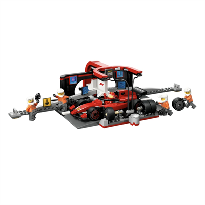 LEGO City Ferrari Arabalı F1  Pit Stop ve Pit Ekibi