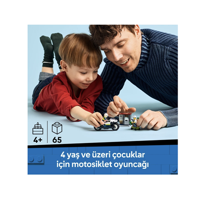 LEGO CITY POLİS MOTORSİKLET TAKİBİ