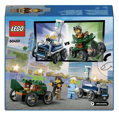 LEGO  City Uçak, Hastane Yatağına Karşı Yarış Arabası Paketi
