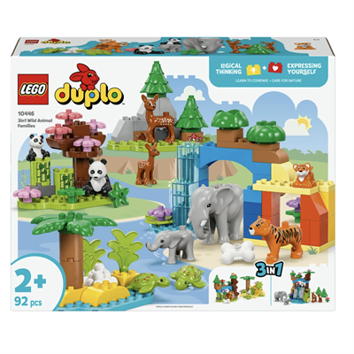 LEGO DUPLO 3ü 1 Arada Vahşi Hayvan Aileleri