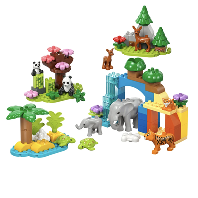 LEGO DUPLO 3ü 1 Arada Vahşi Hayvan Aileleri