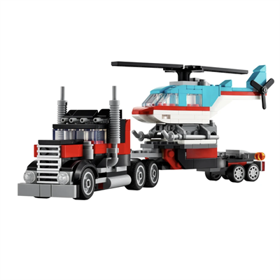 LEGO Creator Helikopterli Açık Kasa Kamyon