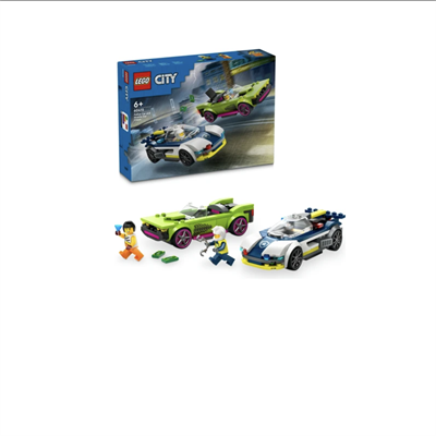 LEGO  City Polis Arabası ve Spor Araba Takibi