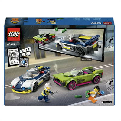 LEGO  City Polis Arabası ve Spor Araba Takibi