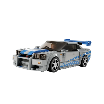 LEGO Speed Champions Daha Hızlı Daha Öfkeli Nissan Skyline GT-R (R34)