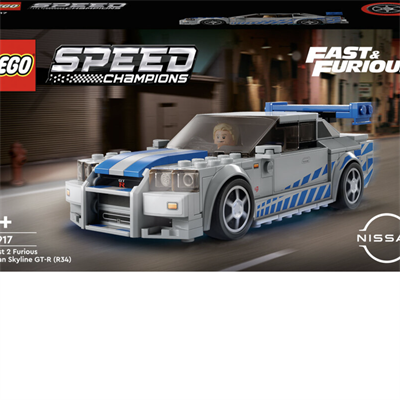 LEGO Speed Champions Daha Hızlı Daha Öfkeli Nissan Skyline GT-R (R34)