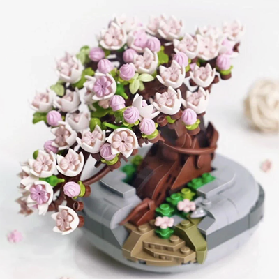 LOZ EBEDİ ÇİÇEK PEMBE SAKURA KİRAZ AĞACI 426 PARÇA BLOCK OYUNCAK