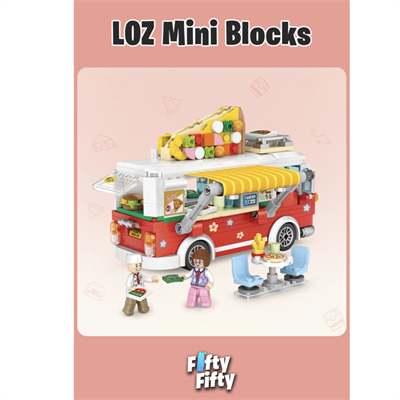 LOZ PİZZA ARABASI 491 PARÇA BLOCK OYUNCAK 