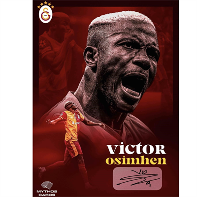 Mythos Statik Poster Galatasaray Osimhen - 