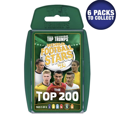Mythos Top Trumps Dünya Futbol Yıldızları 5/6 Yeşil