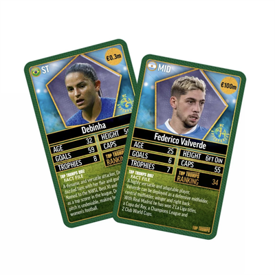 Mythos Top Trumps Dünya Futbol Yıldızları 5/6 Yeşil