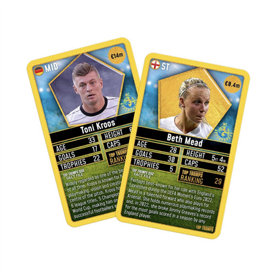 Mythos Top Trumps Dünya Futbol Yıldızları 2/6 Sarı