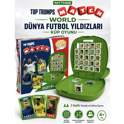 MYTHOS TOP TRUMPS MATCH WORLD FOOTBALL STARS