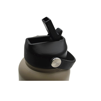 NOKİ ÇELİK MATARA T-0127 ÇEVİR AÇ PİPET TAŞIMA KULPLU 960 ML