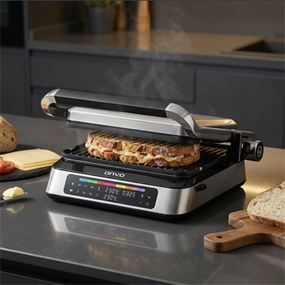 ONVO  OVTST05 Dijital Ekranlı Tost Makinesi