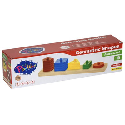 ONY-305 Ahşap Geometrik Şekiller 