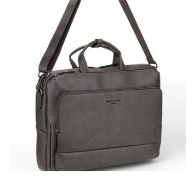 Pierre Cardin Laptop Evrak Çantası Gri
