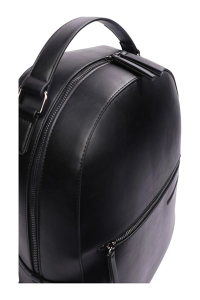 Pierre Cardin 01PC-MB677 Siyah Laptop Bölmeli Suni Deri Sırt Çantası