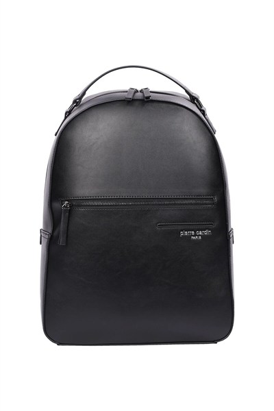 Pierre Cardin 01PC-MB677 Siyah Laptop Bölmeli Suni Deri Sırt Çantası