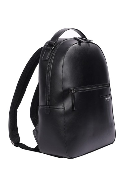 Pierre Cardin 01PC-MB677 Siyah Laptop Bölmeli Suni Deri Sırt Çantası
