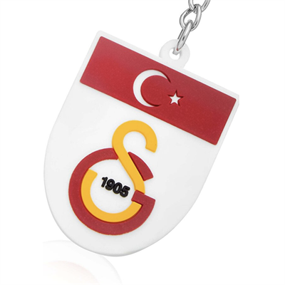 Piolent Galatasaray Bayrak Arma Silikon Anahtarlık 