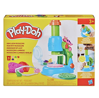 Play-Doh Işıklı Mikroskop Oyun Seti 