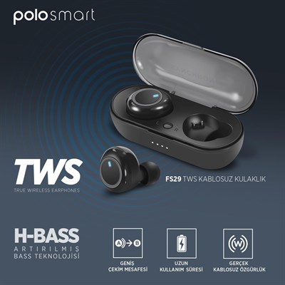 Polosmart FS29 Siyah Kablosuz Kulak İçi Kulaklık Ürün Özellikleri