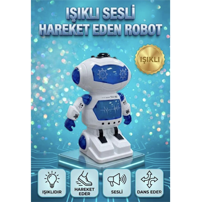 Prestij FAB118 Dans Eden Işıklı Robot Oyuncak 