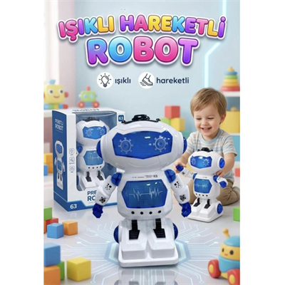 Prestij FAB118 Dans Eden Işıklı Robot Oyuncak 