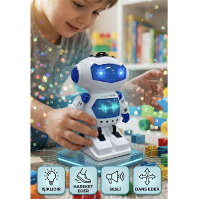 Prestij FAB118 Dans Eden Işıklı Robot Oyuncak 