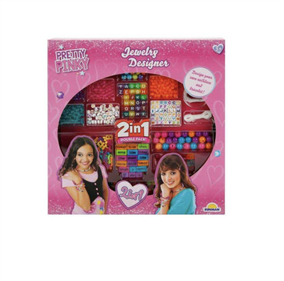 Pretty Pinky 2 in 1 Harfli Boncuk Takı Tasarım Seti 