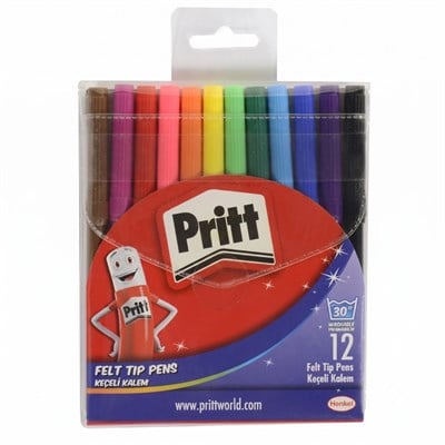 Pritt 12 Renk Keçeli Kalem Seti