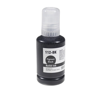ProPrint Epson T112-C13T06C14A Siyah Pigment Muadil Mürekkep Dolum Şişe