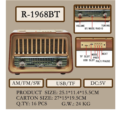 RAISENG R-1968BT FM Müzik Çalar