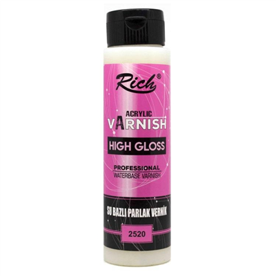 RICH HIGH GLOSS SU BAZLI PARLAK VERNIK 500 ML