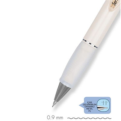 Serve Deep Mekanik Kurşun Kalem 0.9 MM Toprak Ivory