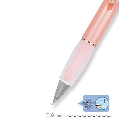 Serve Deep Mekanik Kurşun Kalem 0.9 MM Toprak Coral