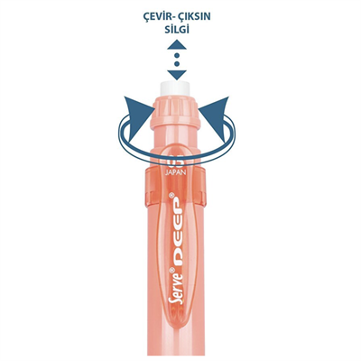 Serve Deep Mekanik Kurşun Kalem 0.5 MM Mercan