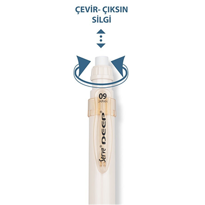 Serve Deep Mekanik Kurşun Kalem 0.9 MM Toprak Ivory