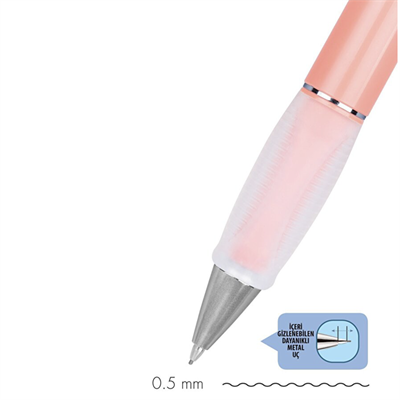 Serve Deep Mekanik Kurşun Kalem 0.5 MM Mercan